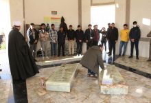گزارش تصویری مراسم غبارروبي گلزار شهداي گمنام در روز دانشجو
